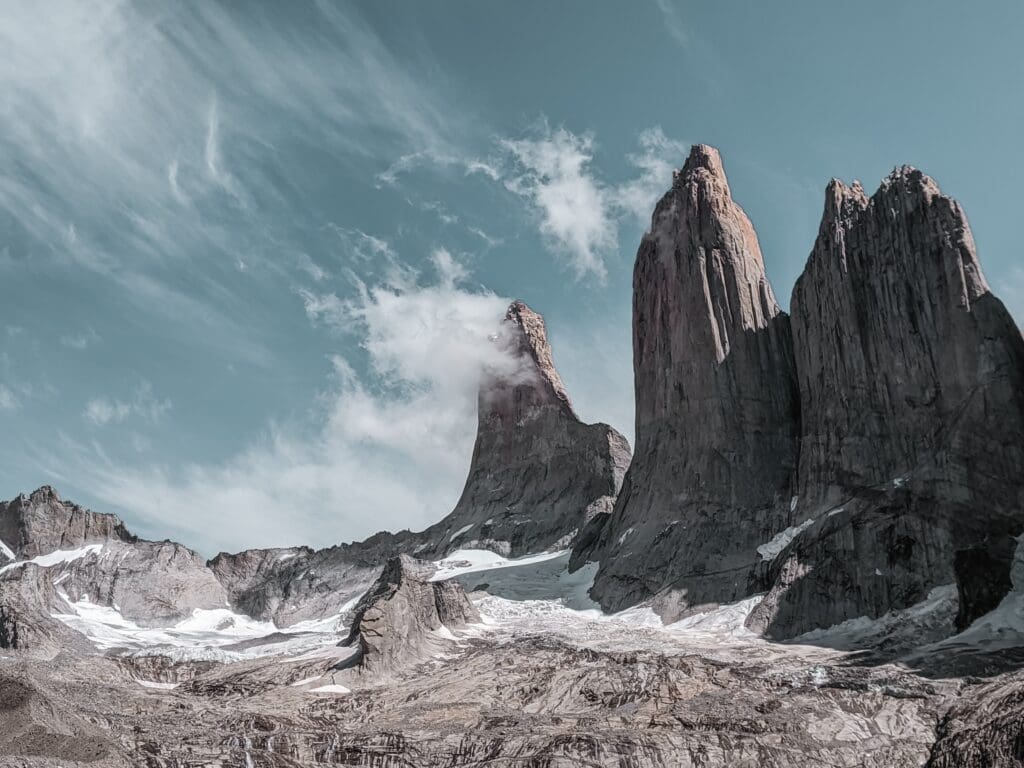 The iconic Las Torres of Torres del Paine National Park, Chile